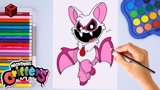 How to Draw Rabie Baby  | Step by step | Poppy Playtime Chapter 4 | Nightmare Critters