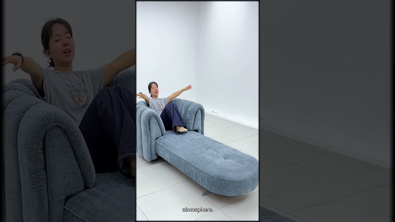 Minimalist Sofa with 360° Adjustable Backrests  Modern Comfort for Any Space  