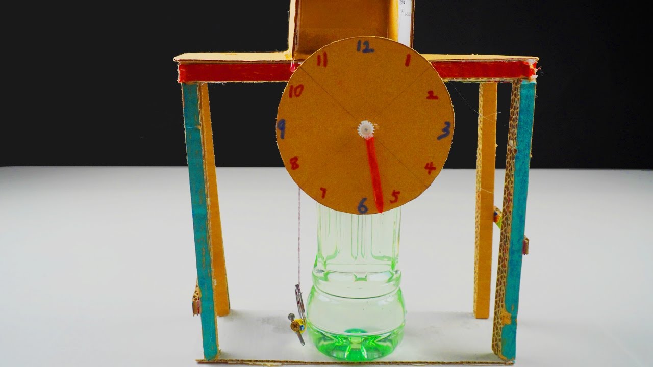 科技小制作古代计时器水钟 diy水钟 - YouTube
