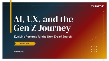 AI, UX, and the Gen Z Journey: Evolving Patterns for the Next Era of Search