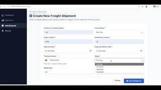 IV-AIML-Batch-l-27-AICTE TLC Internship-Project:” LOGISTICS SHIPMENT DASHBOARD  ”