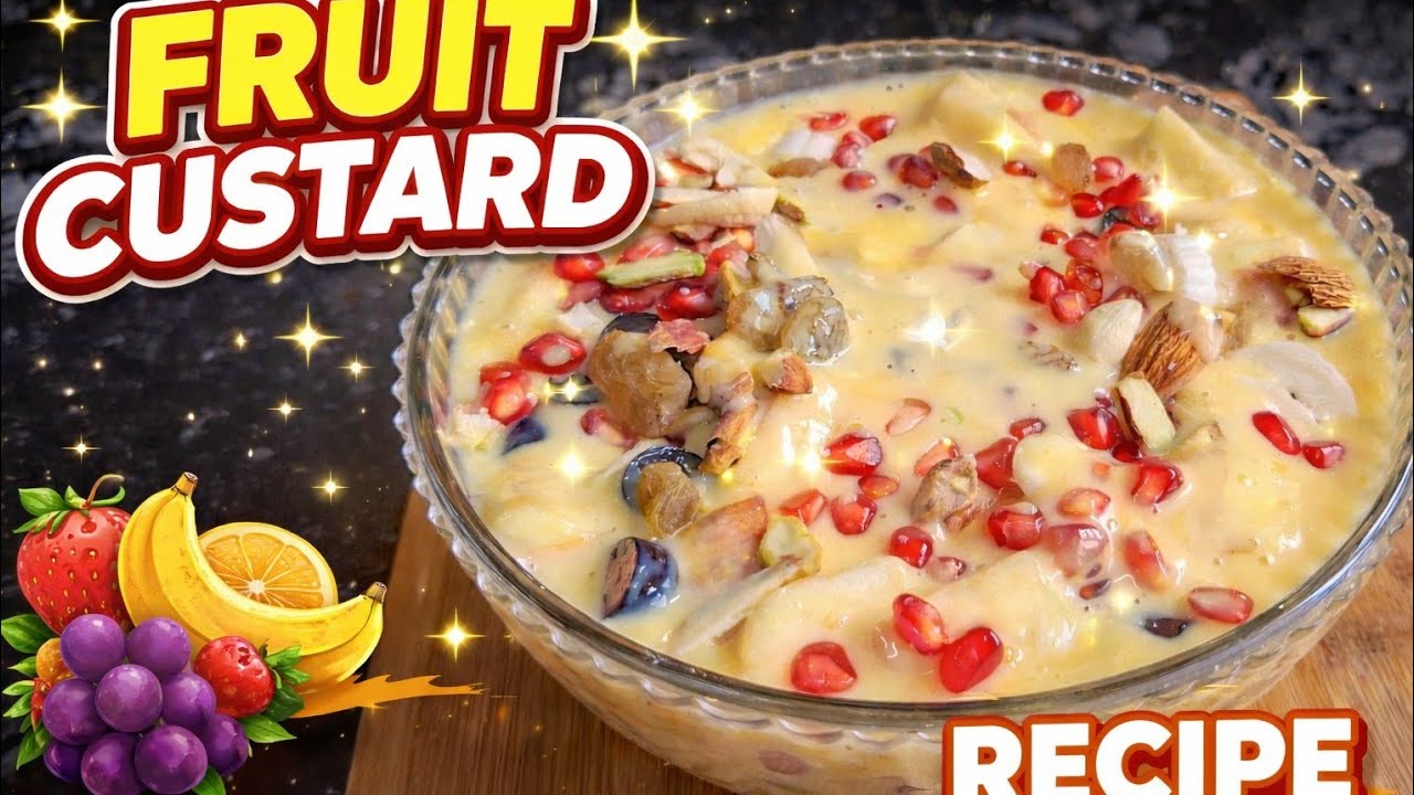 Creamy Fruit Custard Recipe