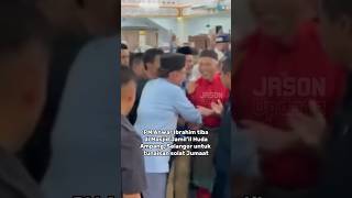 PM Anwar tiba di Masjid Jamil’il Huda Ampang untuk menunaikan solat Jumaat #solatjumaat #PMX