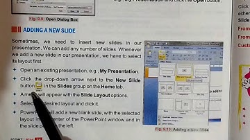 Class 4 || Microsoft PowerPoint 2007 || Adding a new slide.