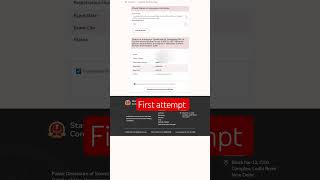 ssc gd first attempt #sscgd #ssc