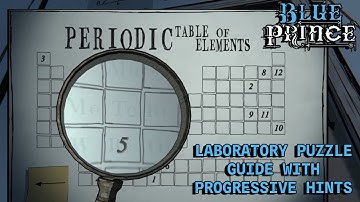 Laboratory Periodic Table puzzle guide with progressive hints | Blue Prince