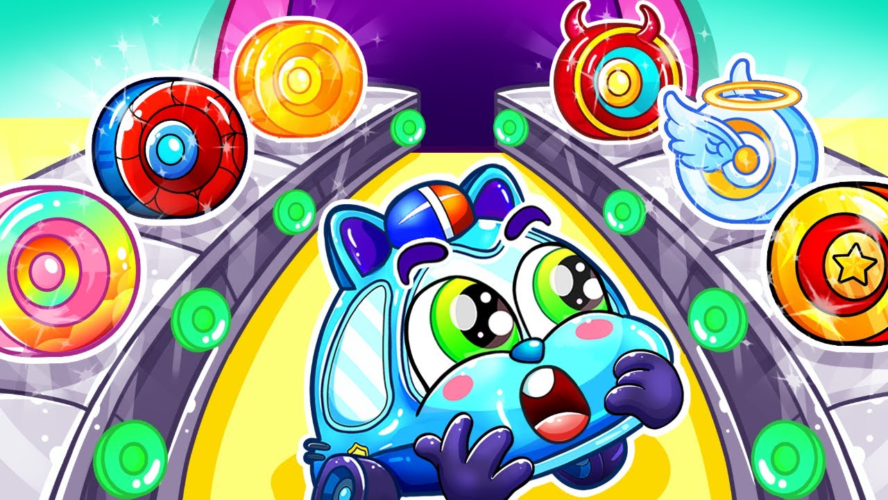 Don't Choose The Wrong Wheels Song 😆Where's My Wheels?🚗🚓🚌🚑+More Nursery Rhymes by BabyCar Story