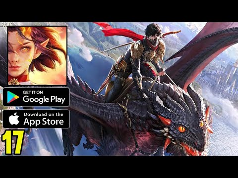 Best MMORPG Mobile Online Multiplayer Open World Like Wow Dragonborn Knight Android ios Gameplay #17