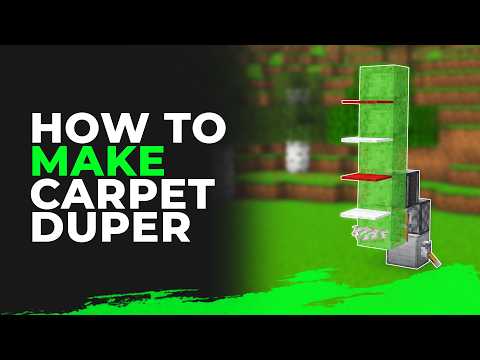 Easy Carpet Duper Farm in Minecraft 26.1 (Tutorial)