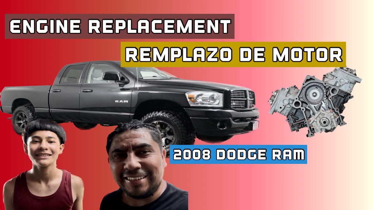 2008 dodge ram 5.7 reemplazó de motor YouTube