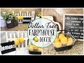 DOLLAR TREE DIY | FARMHOUSE DECOR | LEMON DECOR 🍋