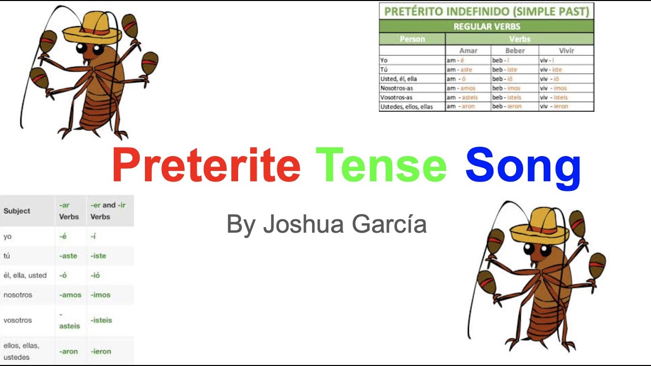 Preterite Tense Song YouTube