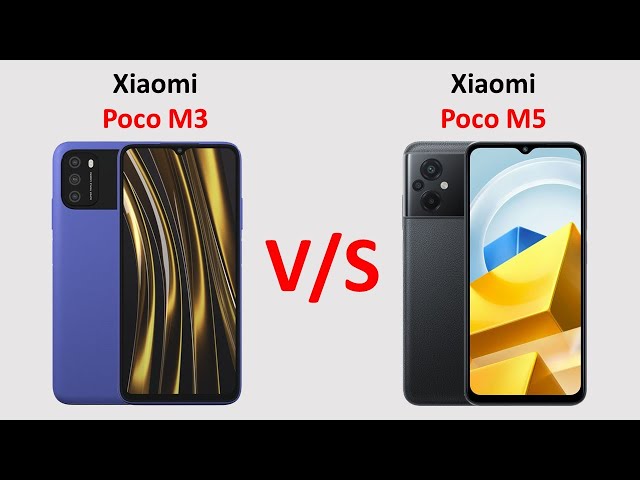 Xiaomi Poco M3 vs Xiaomi Poco M5