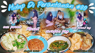 Sambal Terasi Cabe Mentah‼️Lalapan, Tahu & Ikan Asin, Tumis Kangkung. Menu Sarapan @SehaFamily