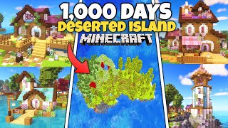 We Survived 1000+ Days Stranded on an ISLAND! 🌴 Minecraft Full Movie