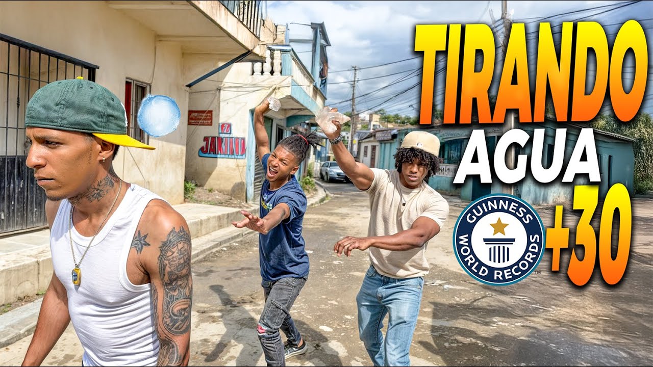Tirando 30 Bola de agua a personas Desconocidas /Rddani