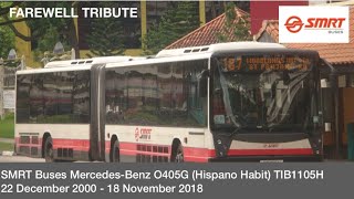Smrt Buses Mercedes-Benz O405G Hispano Habit Tib1105H Farewell Tribute