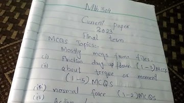 Mth304 current paper 2023||final term 2023