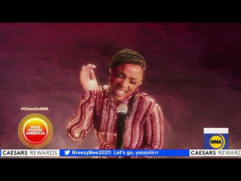 Chloe Bailey's GMA performance (Good Morning America)