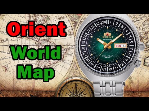 Relaunch of the Legendary Watch | Orient RA-AA0E02E19B World Map Forest Green