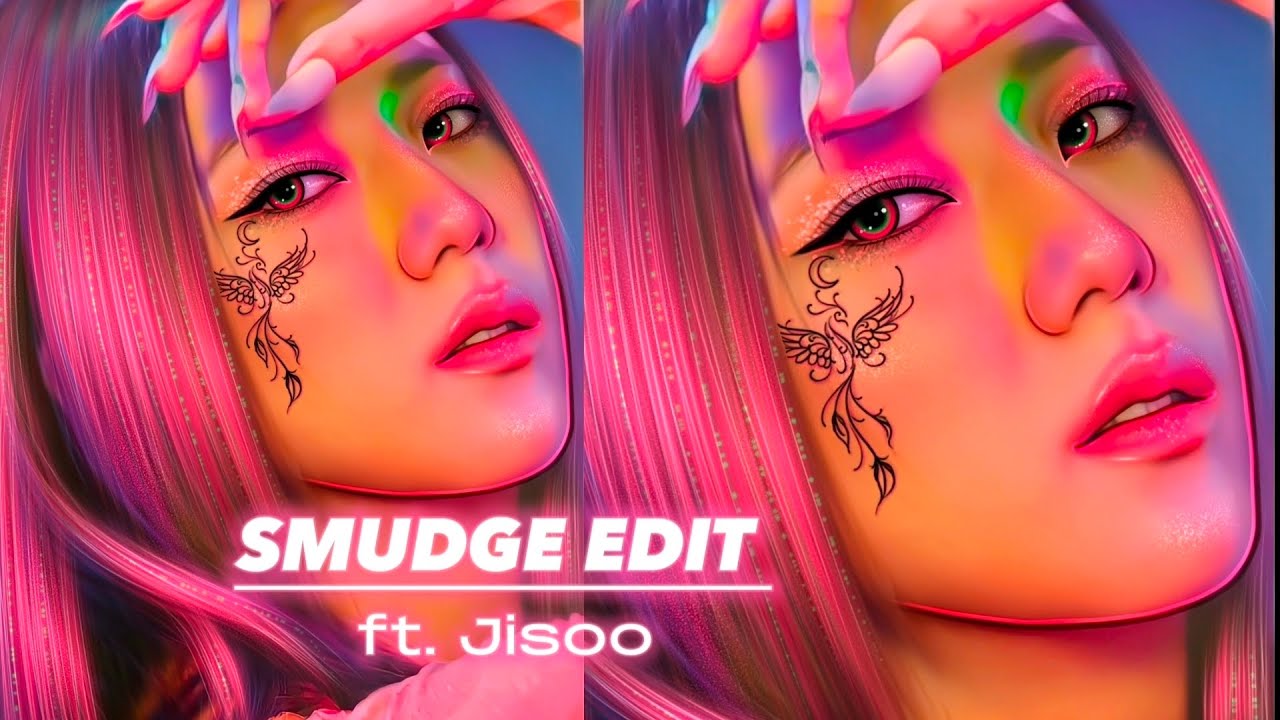 [Part 1] How To | Smudge Edit ft. Jisoo Blackpink ibisPaintX Full ...