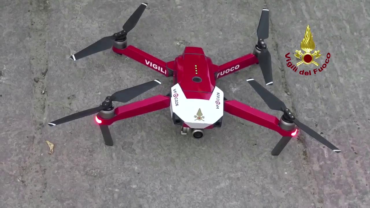 Drone DJI Mavic Pro dei Vigili del Fuoco per la diagnostica preventiva delle Chiese di Firenze