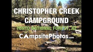 Christopher Creek Campground - Tonto National Forest, AZ