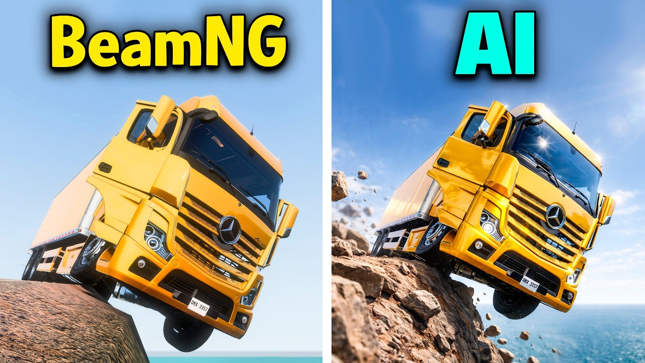 BeamNG VS AI Video | Funny Crash Tests | Part 9