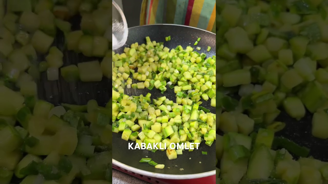 DİYETTEYSENİZ BU TARİFİ BİR DE BÖYLE DENEMELİSİNİZ! ????  KABAKLI OMLET #shorts