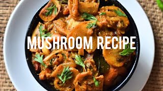 Mushroom masala Recipe homemade