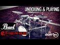 Pearl emerge electronic drums powered by korg unboxing  playing  by drumtec