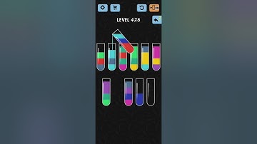 Water Color Sort Level 428 Walkthrough Solution iOS/Android