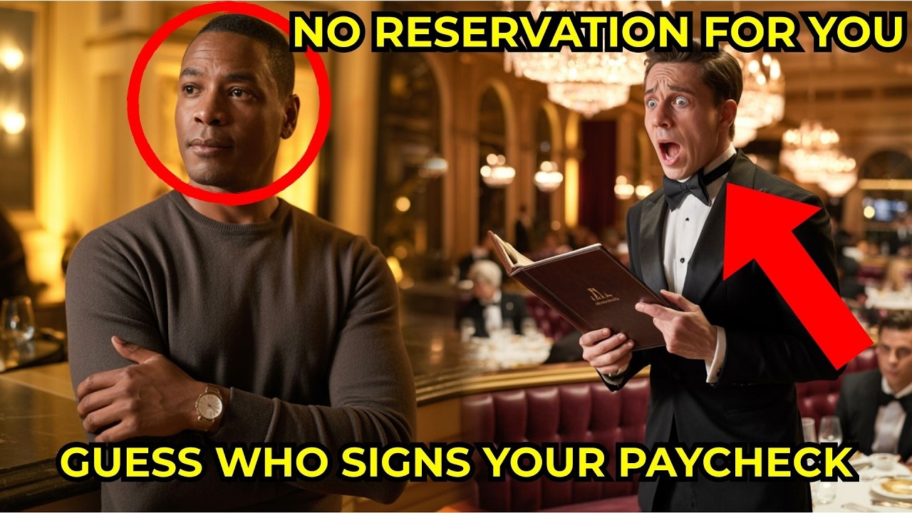 Black Man Denied Reservation at Luxury Restaurant — Then Reveals He OWNS the Entire Chain