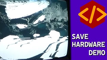Raspberry Pi Drives a CRT TV with Software Generated Signals - SAVE Hardware Demo