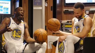 Draymond wanted the game ball after Steph Curry scored 25,000th career point 😂