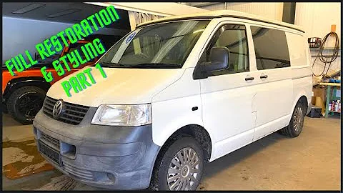 VW Transporter T5 Full Restoration and Respray - Bodywork Repairs - Volkswagen T5 MODS - part 1