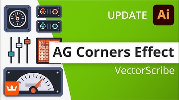 How to add live effect rounded corners in Adobe Illustrator | Astute Graphics VectorScribe