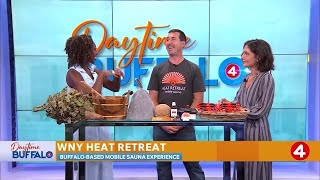 Daytime Buffalo WNY Heat Retreat Buffalo-based mobile sauna experience