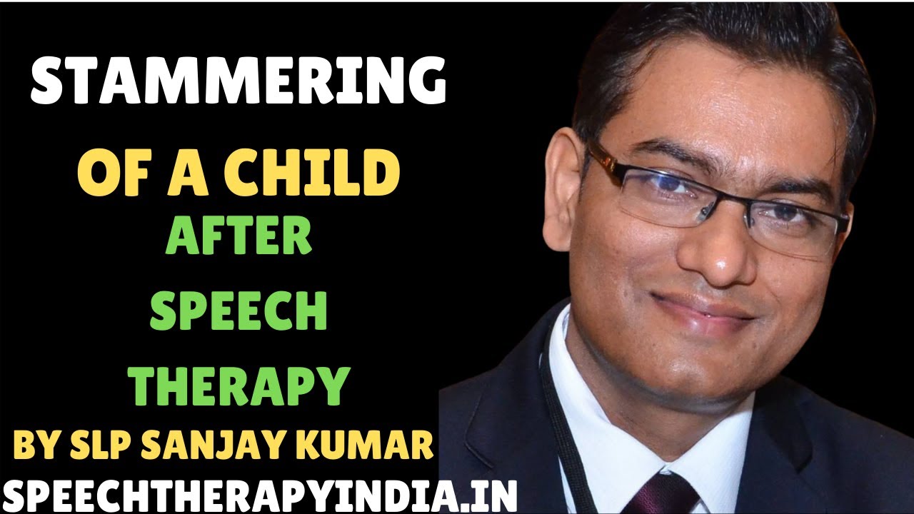 SLP Sanjay Kumar After Stammering Treatment to child at Sanjay Speech