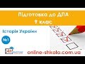 Підготовка до ДПА з історії України №1 (9 клас)