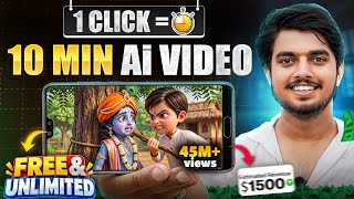 How to Create Long AI Videos (10 Min) Using Just 1 Click🔥| How to Create AI Videos || AI Automation screenshot 1