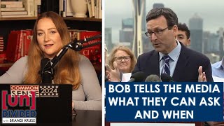 Bob Ferguson ignores question about UW protest, tells reporter he wants to stay on topic