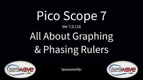 Pico Scope 7 Graphing and Phasing Rulers (Improved image quality)