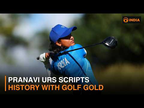 Pranavi Urs Scripts History with Golf Gold & more | DD India News Hour | 10 AM IST