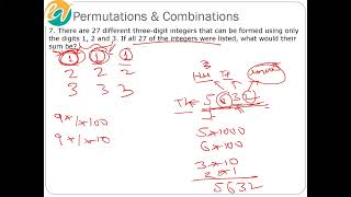 GMAT Quant Question: There are 27 different three-digit integers that can be formed using only