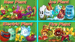 Team 5 Plants (New & Multi-Hit & Electric & Fire & Ice) - Plants vs. Zombies 2 Chinese Version 3.4.2