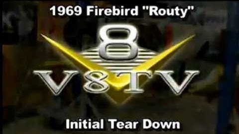 1969 Pontiac Firebird Project Teardown V8TV-Video