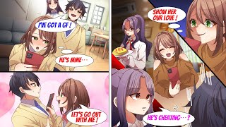 ［Manga dub］My Yandere girlfriend caught me flirting with my own sister and she got...［RomCom］