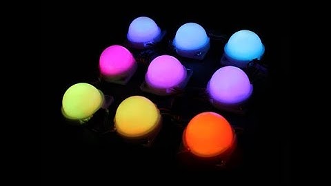 Full Color 12V 0 72W WS2801 IC Waterproof IP68 LED Dots Pixel Digital Programmable Holiday Module Li