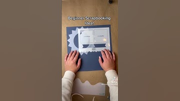 Beginner Scrapbooking Idea! Use your scraps of paper to trace the Designer Templates!